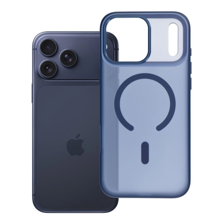 Case for iPhone 18 Pro Max / 17 Pro Max Flexline Mag Cover MagSafe compatible navy blue