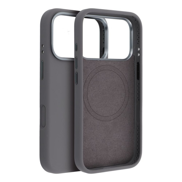 Чохол для iPhone 18 Pro Max / 17 Pro Max Forcell F-Protect Frame Premium сумісний з MagSafe сірий 0INT