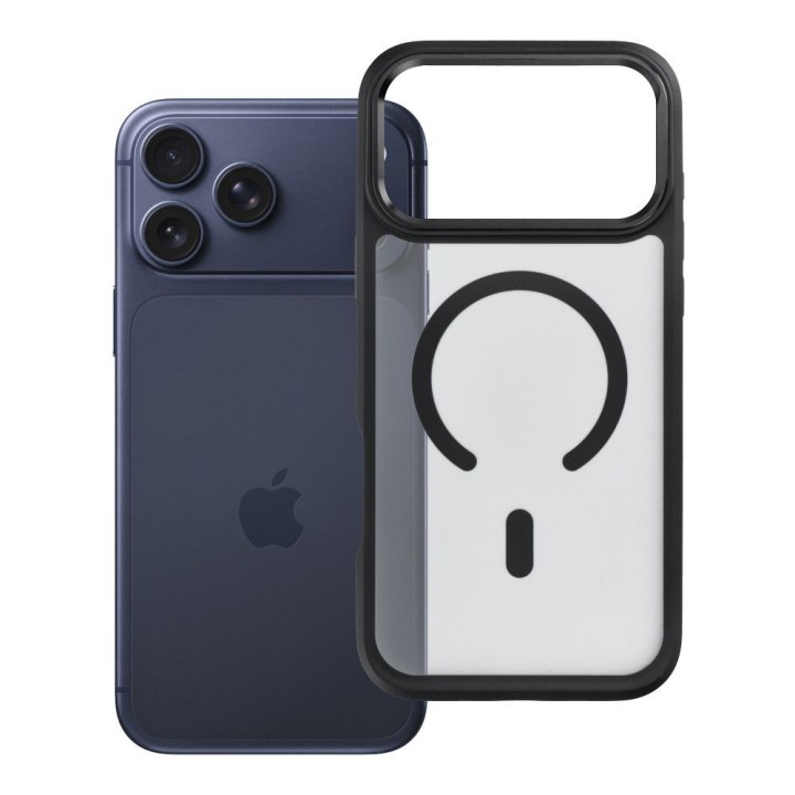 Case for iPhone 18 Pro Max / 17 Pro Max Forcell F-Protect Smoke Hybrid Premium MagSafe compatible black 0INT