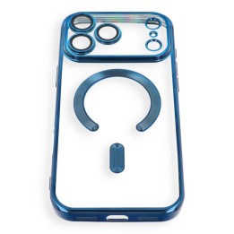Case for iPhone 18 Pro Max / 17 Pro Max Electro Mag Cover MagSafe compatible navy blue