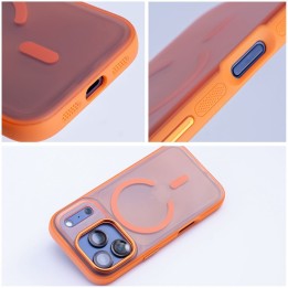 Чехол для iPhone 18 Pro Max / 17 Pro Max Flexline Mag Cover совместимый с MagSafe оранжевый