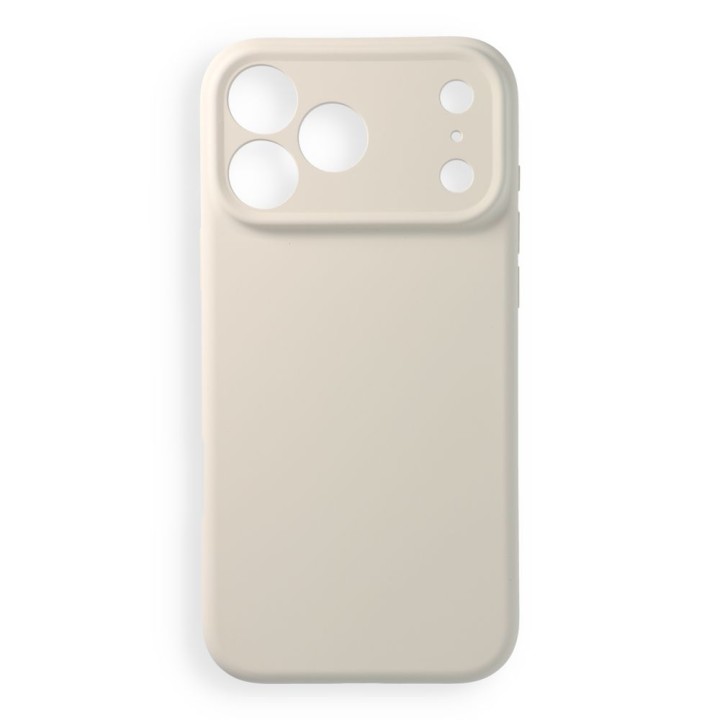 Case for iPhone 18 Pro Max / 17 Pro Max Forcell F-Protect Rubber Premium compatible with MagSafe antique white 0INT