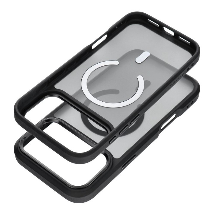 Case for iPhone 18 Pro Max / 17 Pro Max Forcell F-Protect Smoke Hybrid Premium MagSafe compatible black 0INT