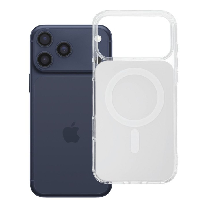 Чехол для iPhone 18 Pro Max / 17 Pro Max Clear Fusion Mag Cover совместимый с MagSafe белый