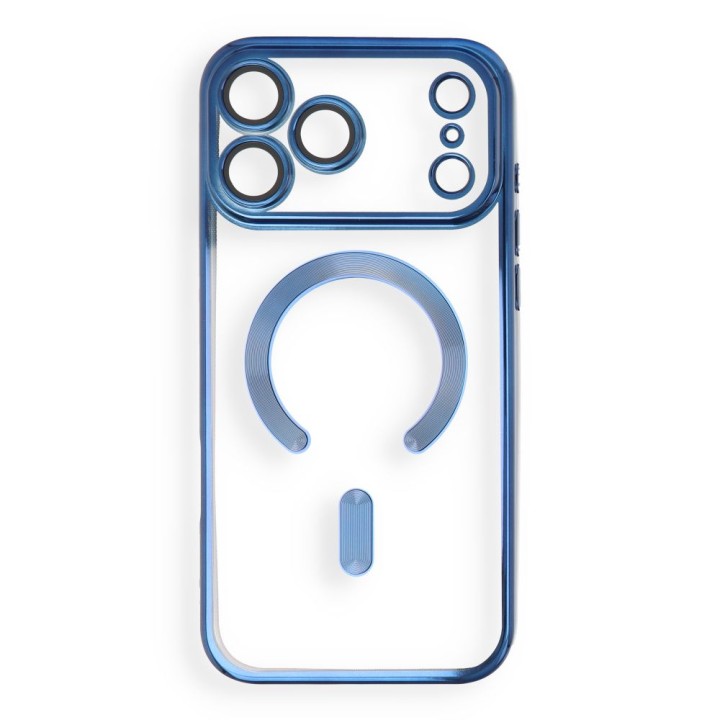 Case for iPhone 18 Pro Max / 17 Pro Max Electro Mag Cover MagSafe compatible navy blue