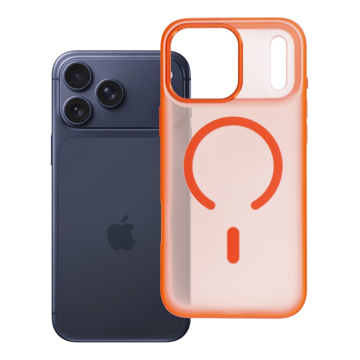 Case for iPhone 18 Pro Max / 17 Pro Max Flexline Mag Cover MagSafe compatible orange