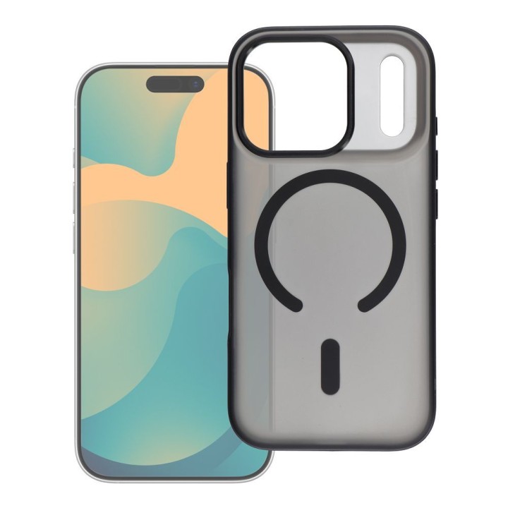 Case for iPhone 18 Pro Max / 17 Pro Max Flexline Mag Cover compatible with MagSafe black