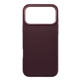 Case for iPhone 18 Pro Max / 17 Pro Max Forcell F-Protect Frame Premium compatible with MagSafe dark cherry 0INT