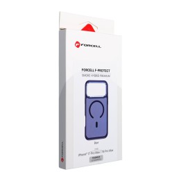 Etui na iPhone 18 Pro Max / 17 Pro Max Forcell F-Protect Smoke Hybrid Premium zgodne z MagSafe granatowe 0INT
