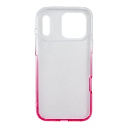 Чехол для iPhone 18 Pro Max / 17 Pro Max Shining прозрачный розовый