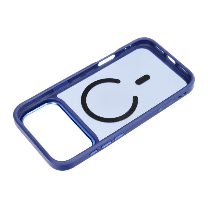 Чехол для iPhone 18 Pro Max / 17 Pro Max Forcell F-Protect Smoke Hybrid Premium совместимый с MagSafe темно-синий 0INT