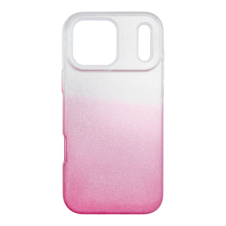 Case for iPhone 18 Pro Max / 17 Pro Max Shining transparent pink
