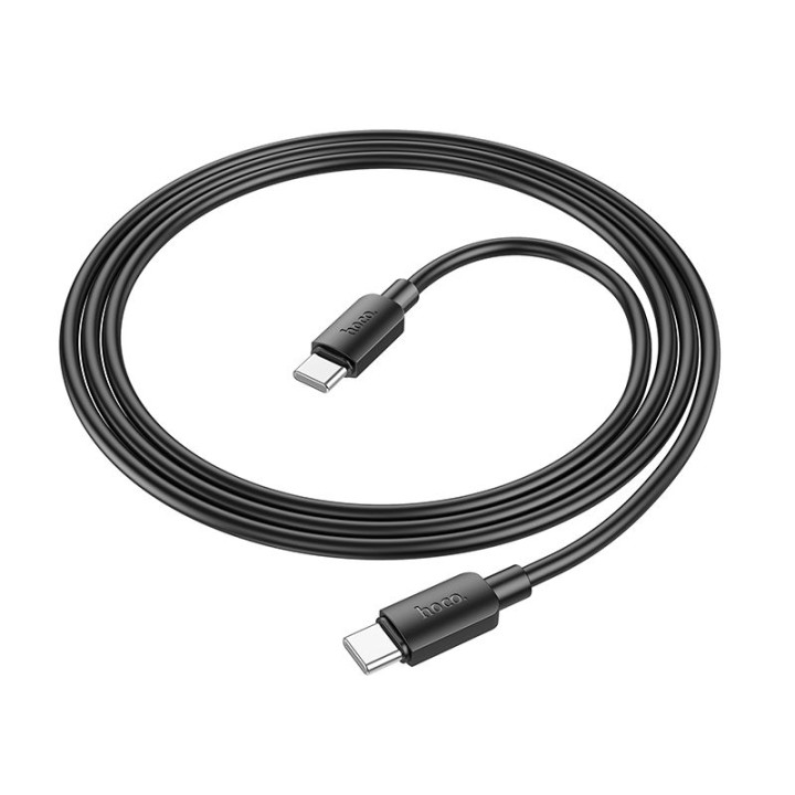 Kabel USB C do USB C Hoco PD 3A 60W 1 m X96 czarny
