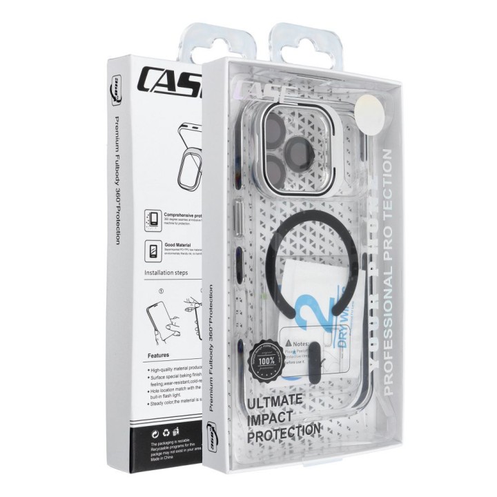 Чохол для iPhone 18 Pro Max / 17 Pro Max Lens Mag Cover сумісний з MagSafe чорний