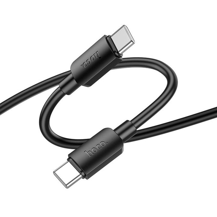 Кабель USB C — USB C Hoco PD 3A 60W 1 m X96 черный
