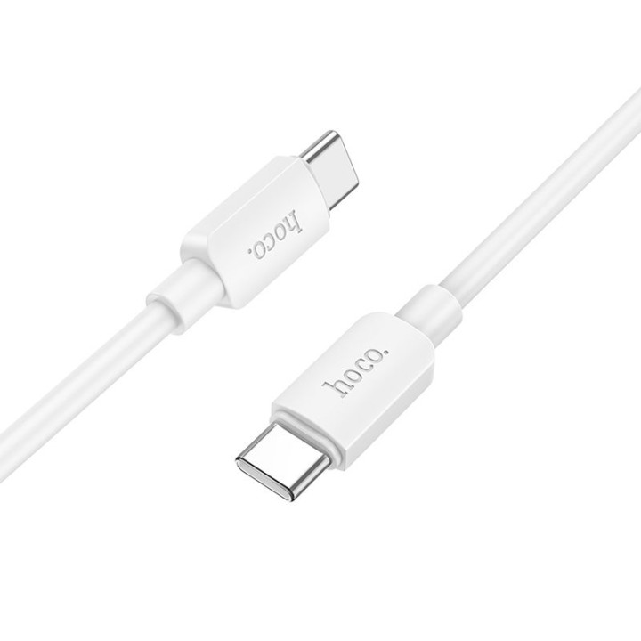 Кабель USB C — USB C Hoco PD 3A 60W 1 m X96 білий