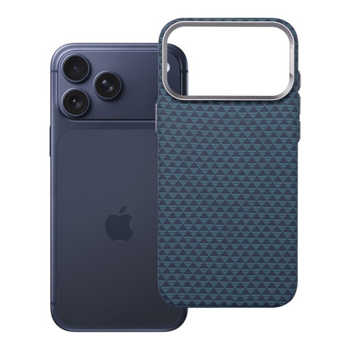 Case for iPhone 18 Pro Max / 17 Pro Max K-Look MagSafe compatible blue v2