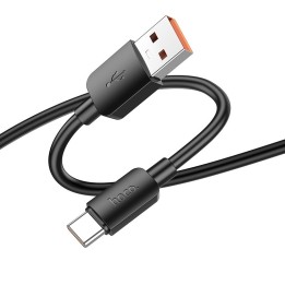 Кабель USB-A – USB-C Hoco PD 6A 100W 1 m X96 чорний