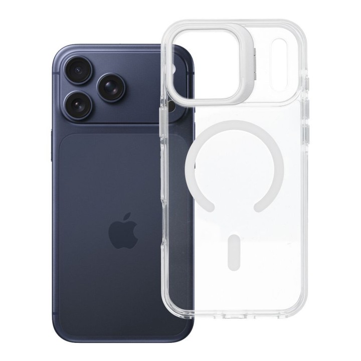 Чохол для iPhone 18 Pro Max / 17 Pro Max Lens Mag Cover сумісний з MagSafe білий