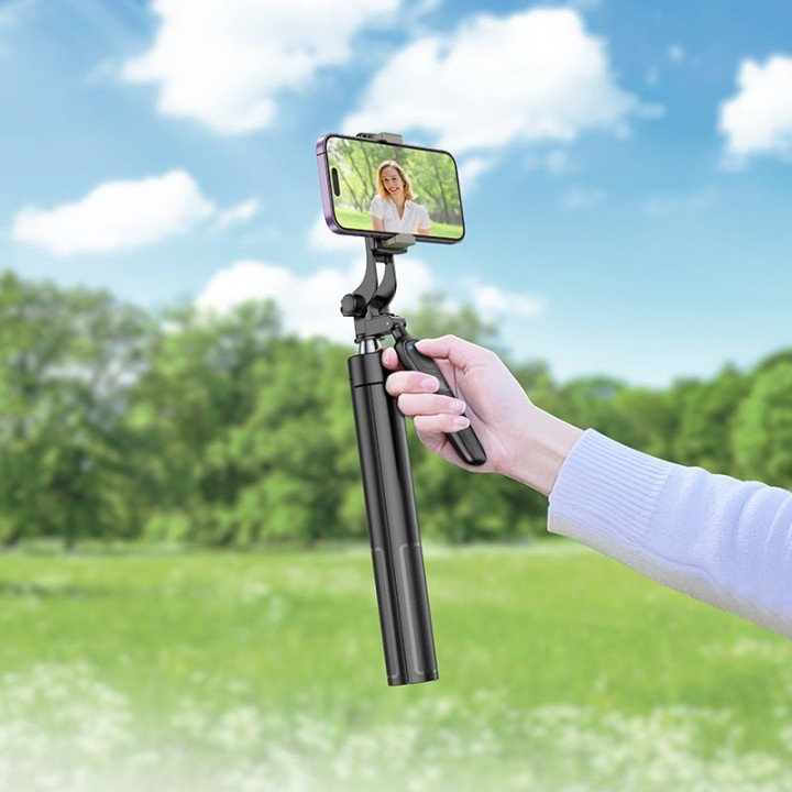 Selfie stick Hoco tripod with remote control wireless K19 black