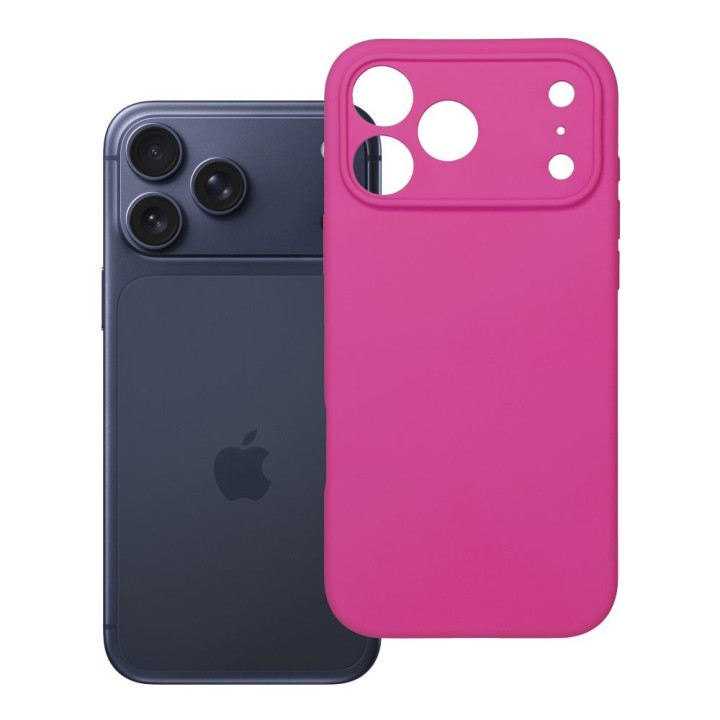 Case for iPhone 18 Pro Max / 17 Pro Max Silicone 2mm (big hole) pink