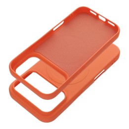 Чохол для iPhone 18 Pro Max / 17 Pro Max Silicone Mag Cover сумісний з MagSafe (camera protection) orange