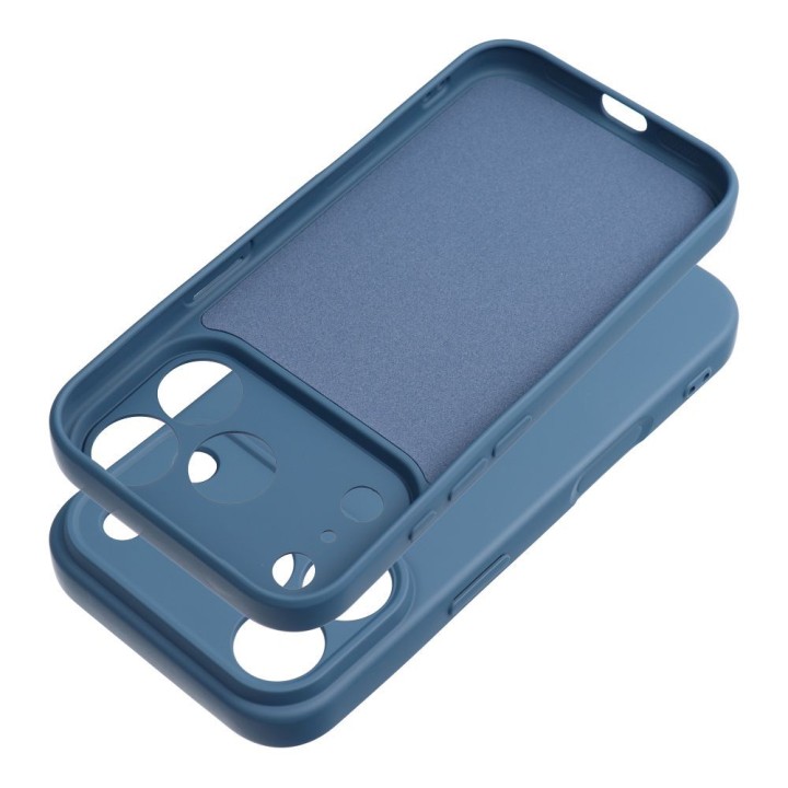 Case for iPhone 18 Pro Max / 17 Pro Max Silicone Ring navy blue