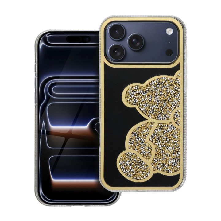 Чохол для iPhone 18 Pro Max / 17 Pro Max Teddy Bear золотий