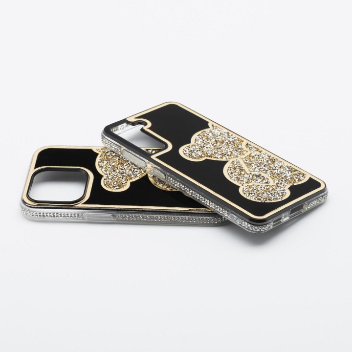 Case for iPhone 18 Pro Max / 17 Pro Max Teddy Bear gold