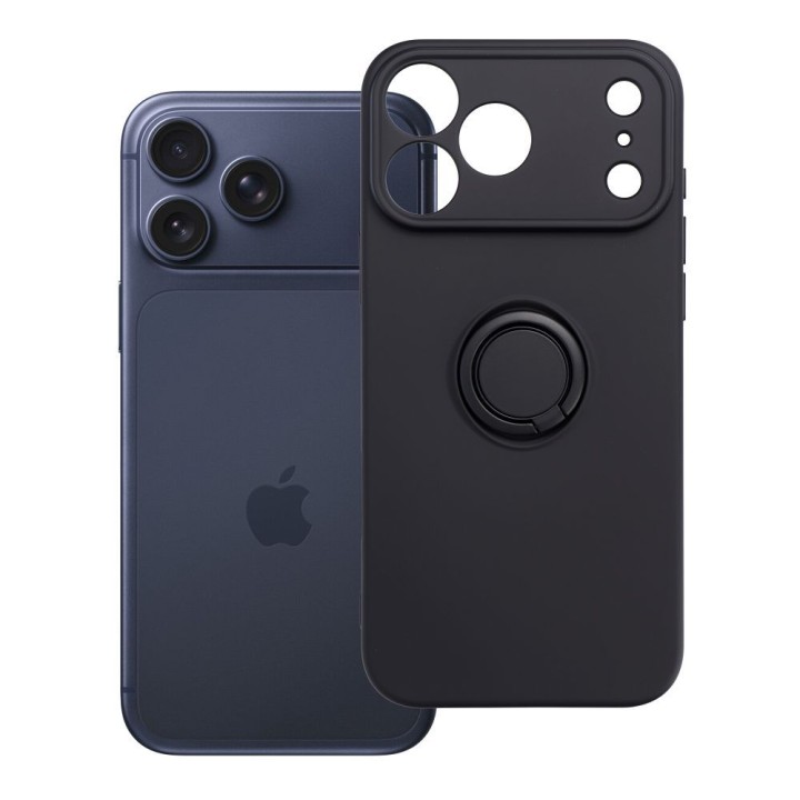Чохол для iPhone 18 Pro Max / 17 Pro Max Silicone Ring чорний