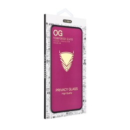 Tempered glass 6D for iPhone 18 PRO OG Premium Privacy Glass black