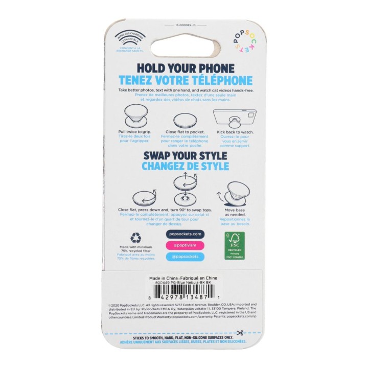 Uchwyt i podstawka do smartfona Popsockets nebula ocean