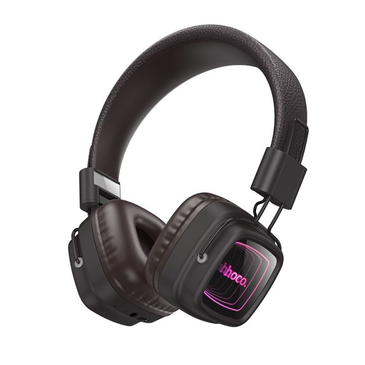 Wireless on-ear headphones Hoco W72 brown