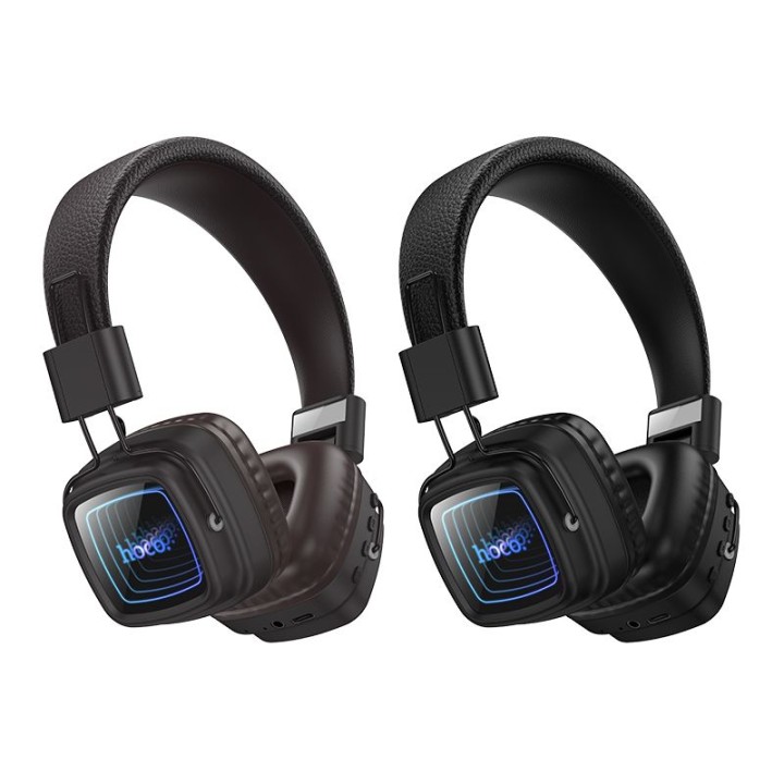 Wireless on-ear headphones Hoco W72 brown