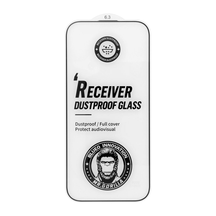 Tempered glass 5D for iPhone 18 PRO MAX Mr. Monkey Glass (Large Arc Edge Strong Dustproof) black