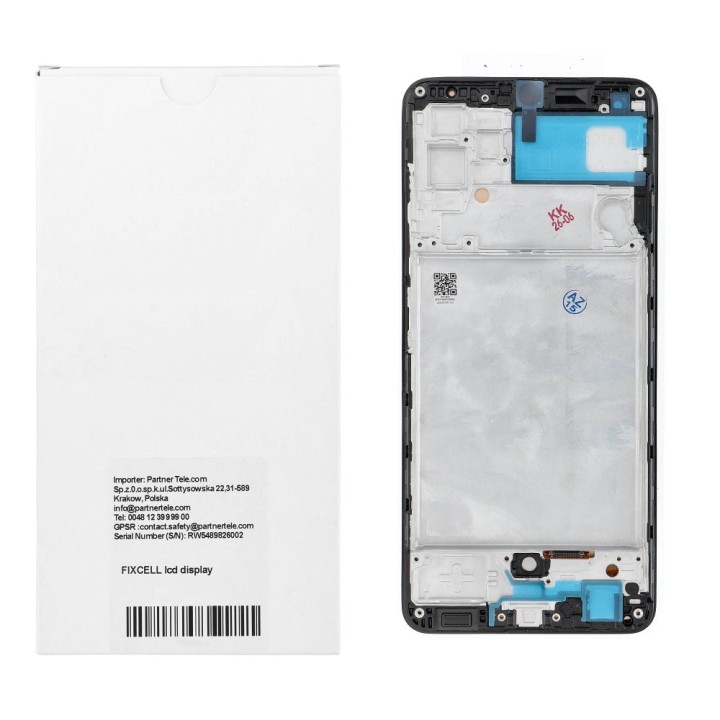REWA дисплей LCD для SAMSUNG A32 4G OLED чорний з рамкою