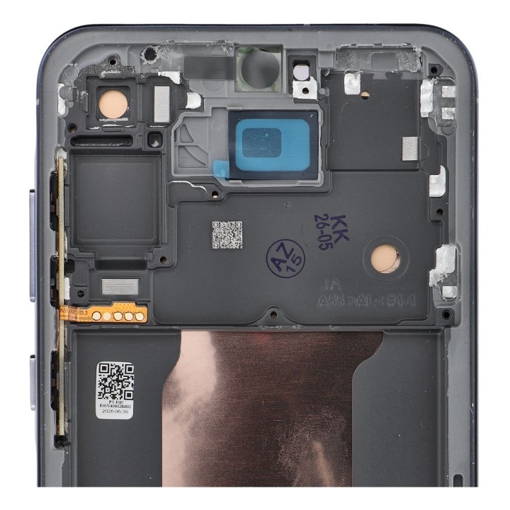 REWA LCD display for SAMSUNG A55 OLED black with frame