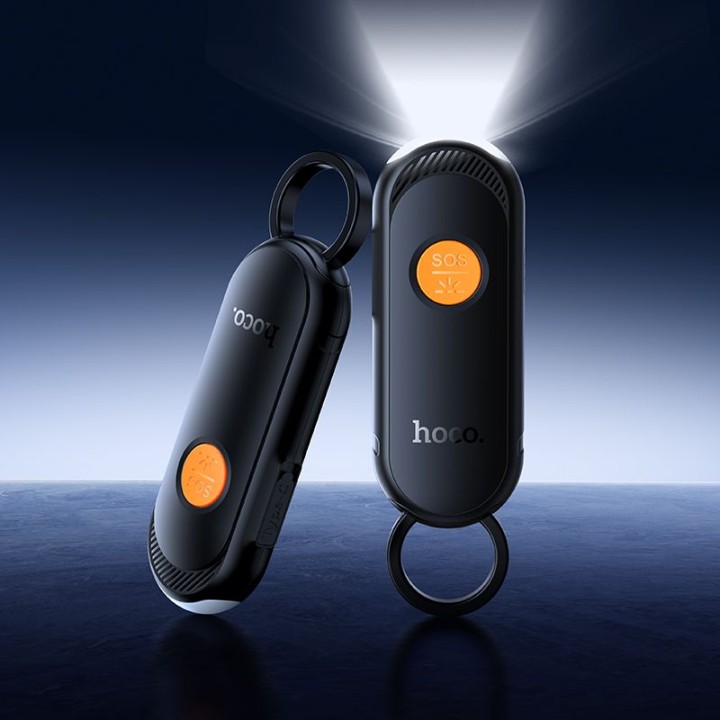 Tracker compatible with Apple Find My with flashlight Hoco E99 black