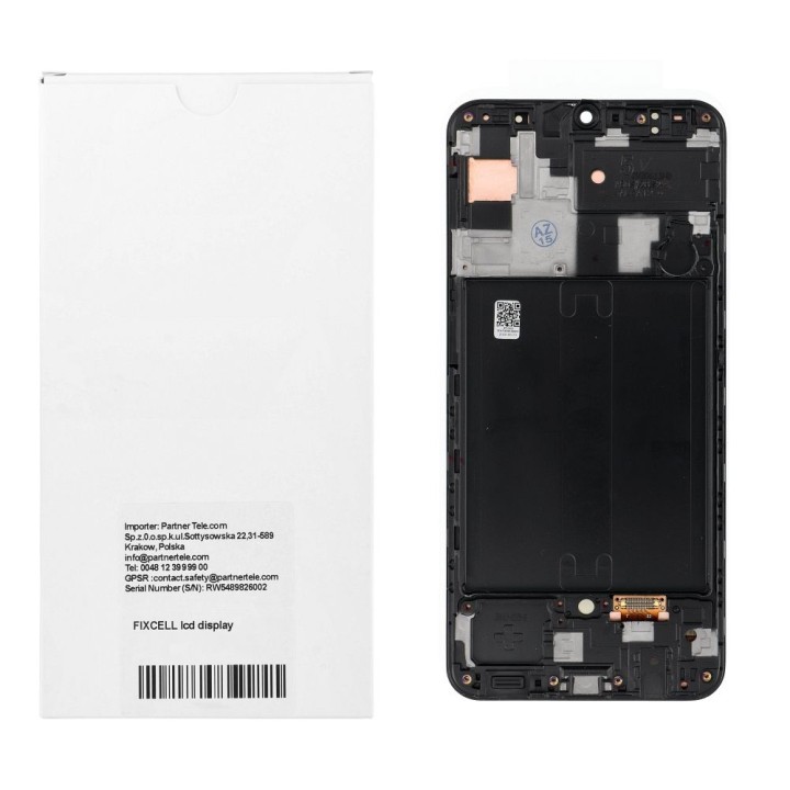 FIXCELL LCD display for SAMSUNG A50 AMOLED with frame (refurbished)
