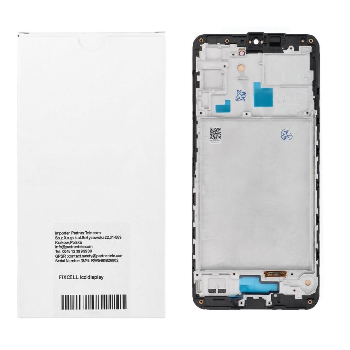 REWA LCD display for SAMSUNG A16 5G OLED black with frame