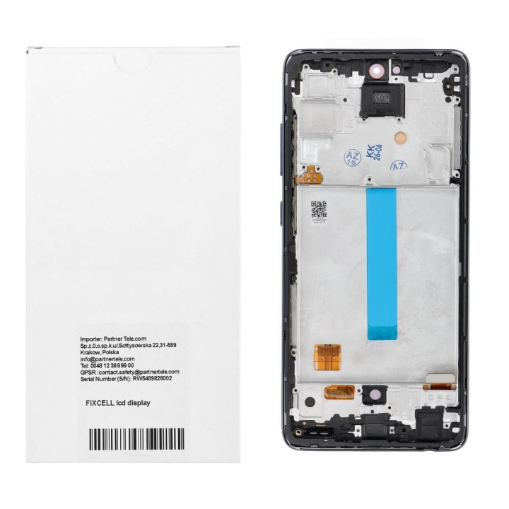 REWA LCD display for SAMSUNG A52 4G/5G OLED black with frame