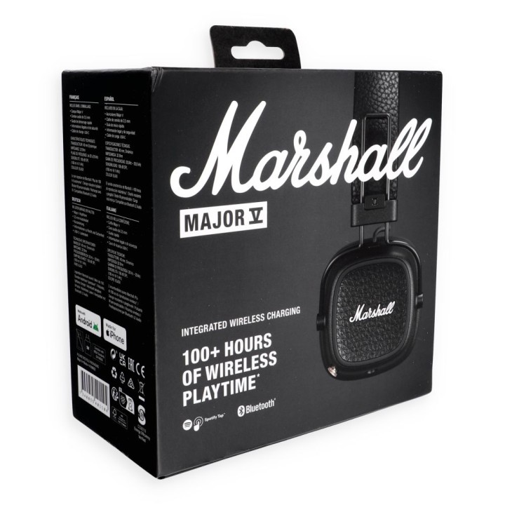 Wireless headphones on-ear Marshall Major V black