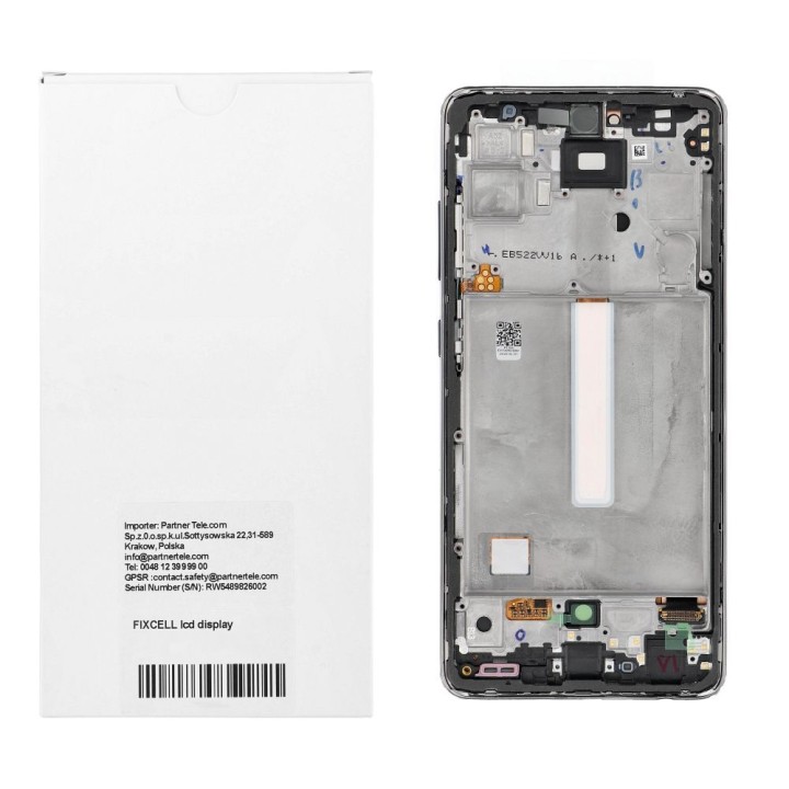 FIXCELL LCD display for SAMSUNG A52 4G/5G AMOLED with frame (refurbished)