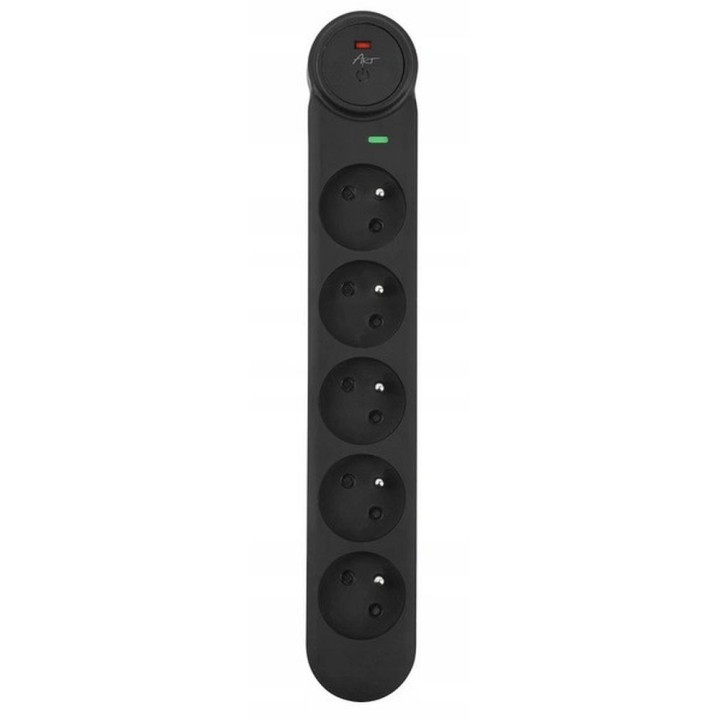 Power strip 5 sockets Art F2110 3 m black