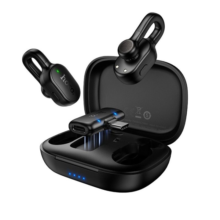 Lavalier microphone wireless USB-C Hoco L27 black