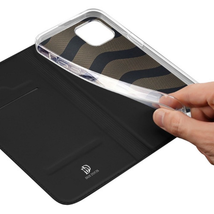 DUX DUCIS kabura SKIN PRO do IPHONE 15 Plus czarna