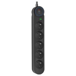 Power strip 5 sockets Art F2115 5 m black