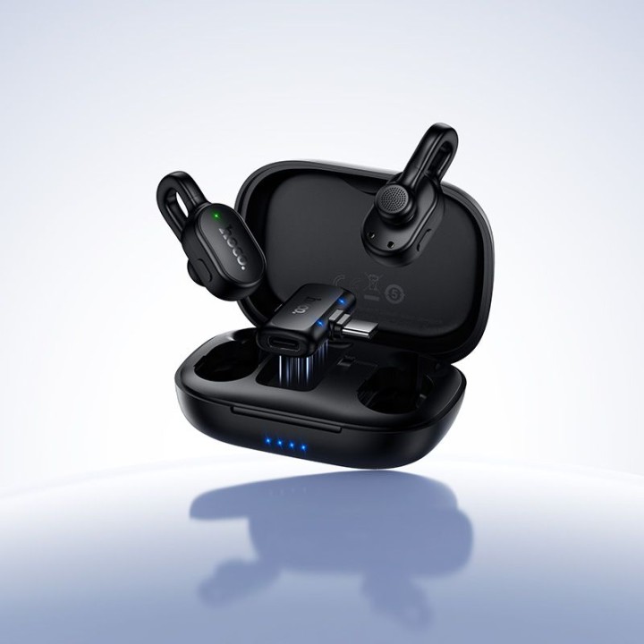 Lavalier microphone wireless USB-C Hoco L27 black