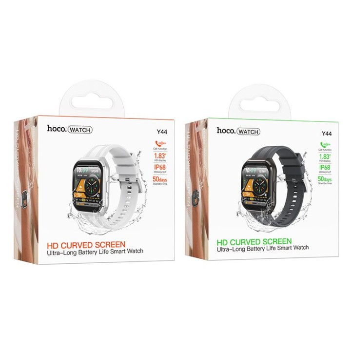 Smartwatch 1,83" IP68 with calling function Hoco Y44 silver
