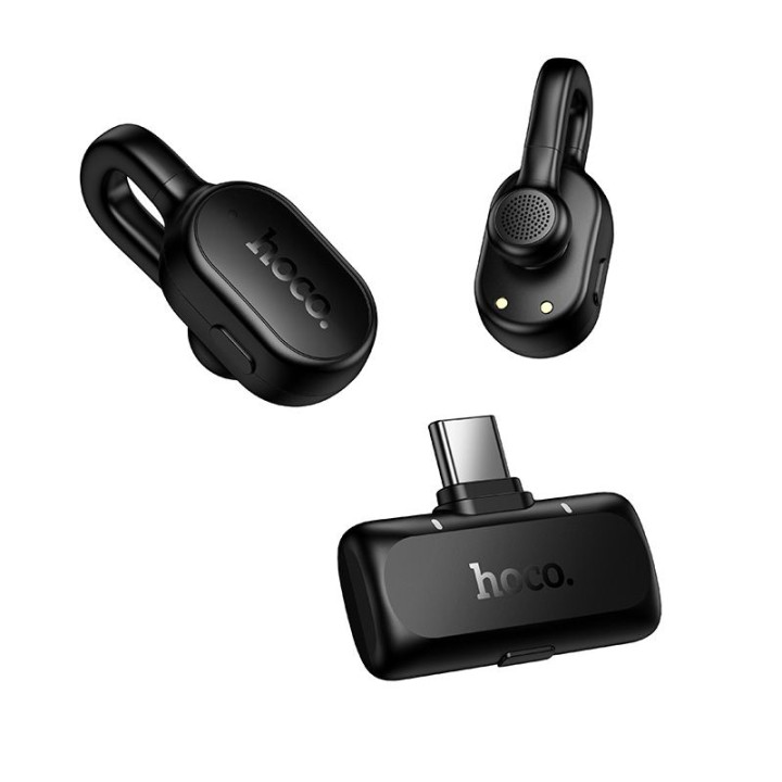 Lavalier microphone wireless USB-C Hoco L27 black